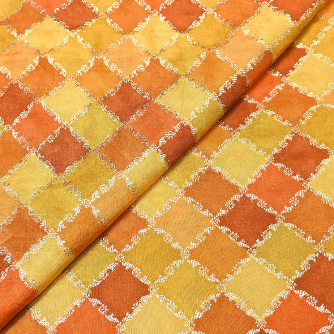 Dola Position Zari Jacquard Fabric - Premium Woven Designer Fabric NKF315-03