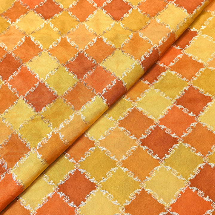 Dola Position Zari Jacquard Fabric - Premium Woven Designer Fabric NKF315-03