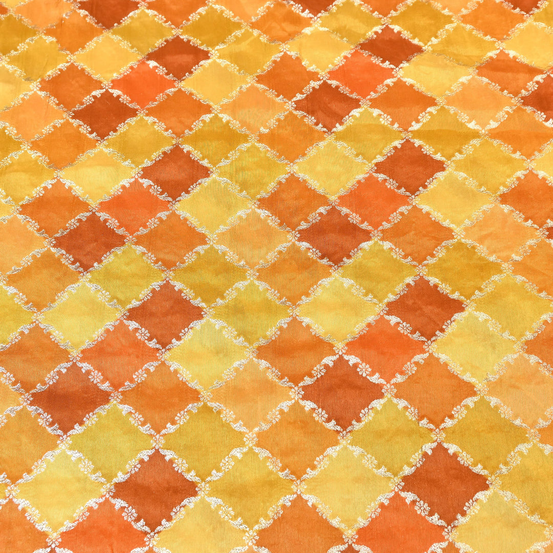 Dola Position Zari Jacquard Fabric - Premium Woven Designer Fabric NKF315-03
