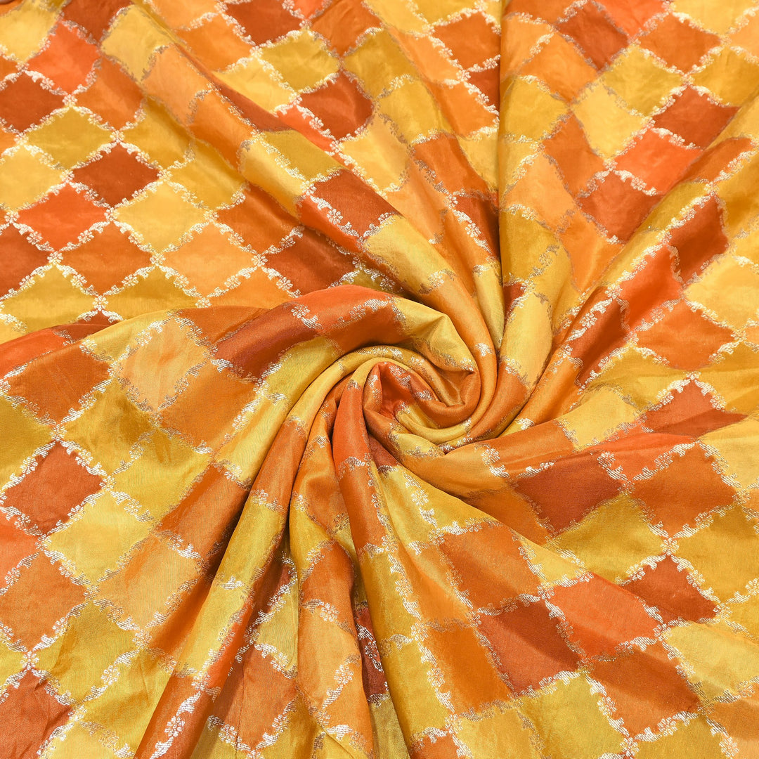 Dola Position Zari Jacquard Fabric - Premium Woven Designer Fabric NKF315-03