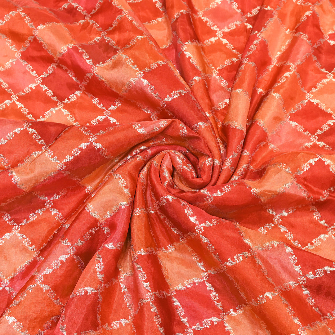 Dola Position Zari Jacquard Fabric - Premium Woven Designer Fabric NKF315-09