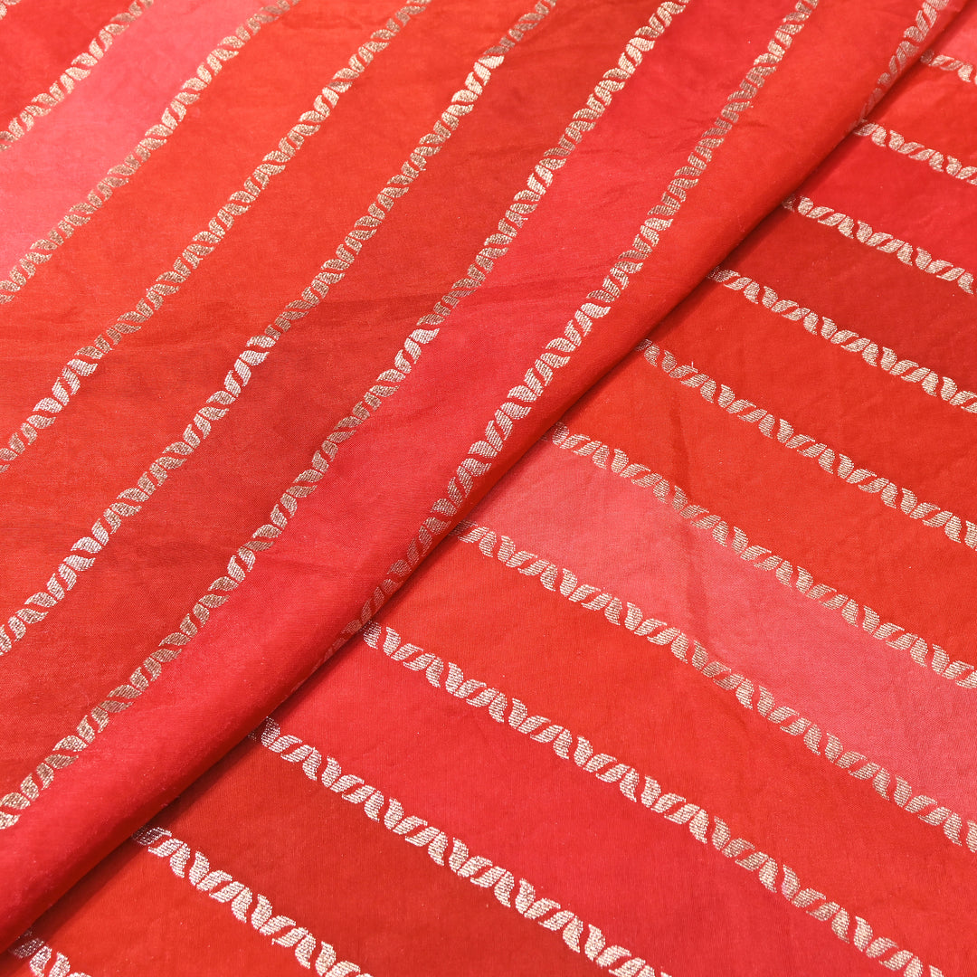 Dola Position Zari Jacquard Fabric - Premium Woven Designer Fabric NKF315-10