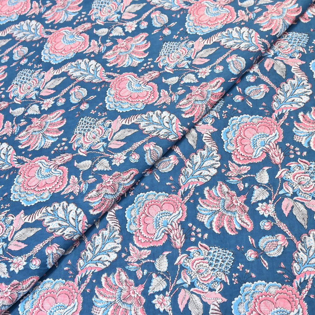 Premium Cotton Printed Fabric – Soft Breathable Designer Cotton Fabric - 000350-36