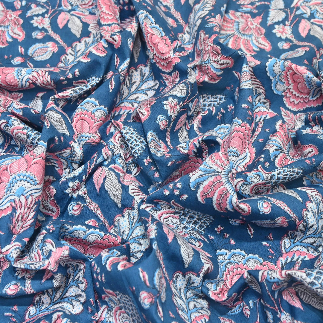 Premium Cotton Printed Fabric – Soft Breathable Designer Cotton Fabric - 000350-36