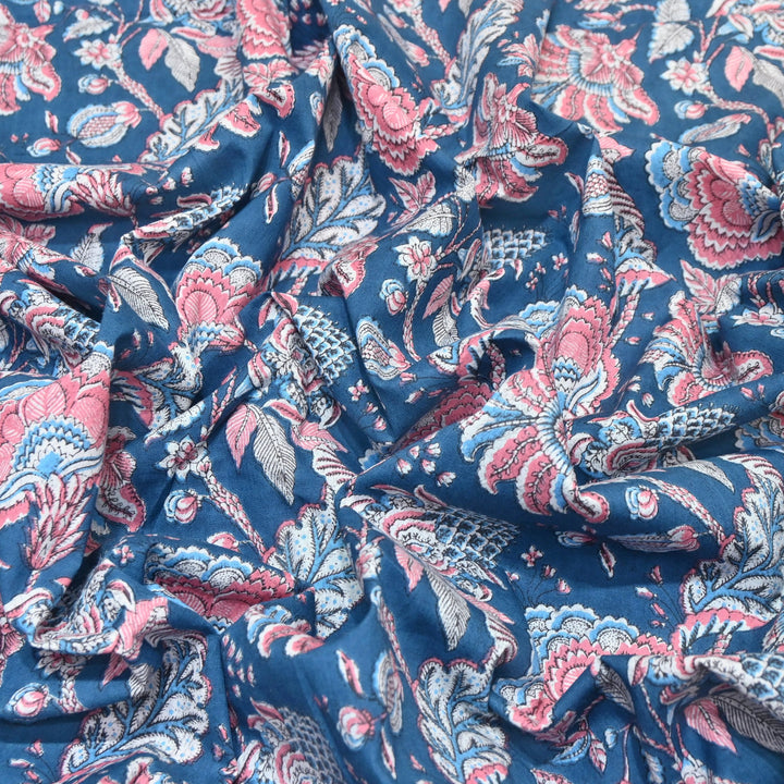 Premium Cotton Printed Fabric – Soft Breathable Designer Cotton Fabric - 000350-36