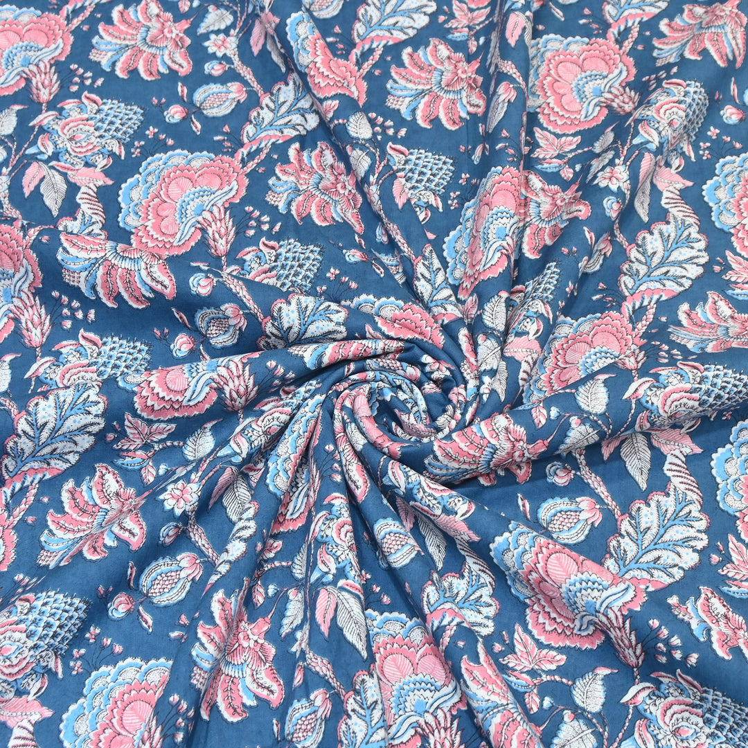 Premium Cotton Printed Fabric – Soft Breathable Designer Cotton Fabric - 000350-36