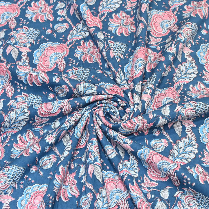 Premium Cotton Printed Fabric – Soft Breathable Designer Cotton Fabric - 000350-36