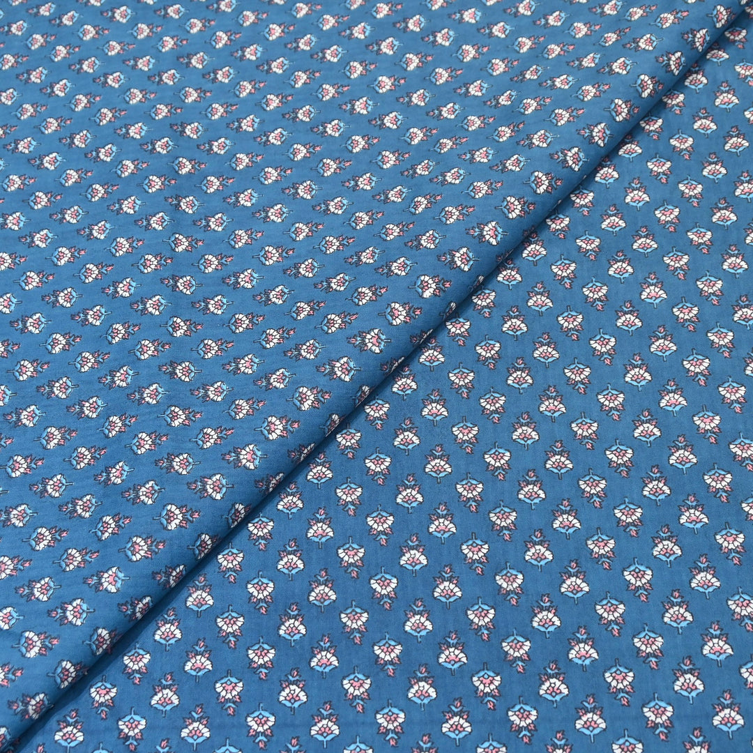 Premium Cotton Printed Fabric – Soft Breathable Designer Cotton Fabric - 000350-37