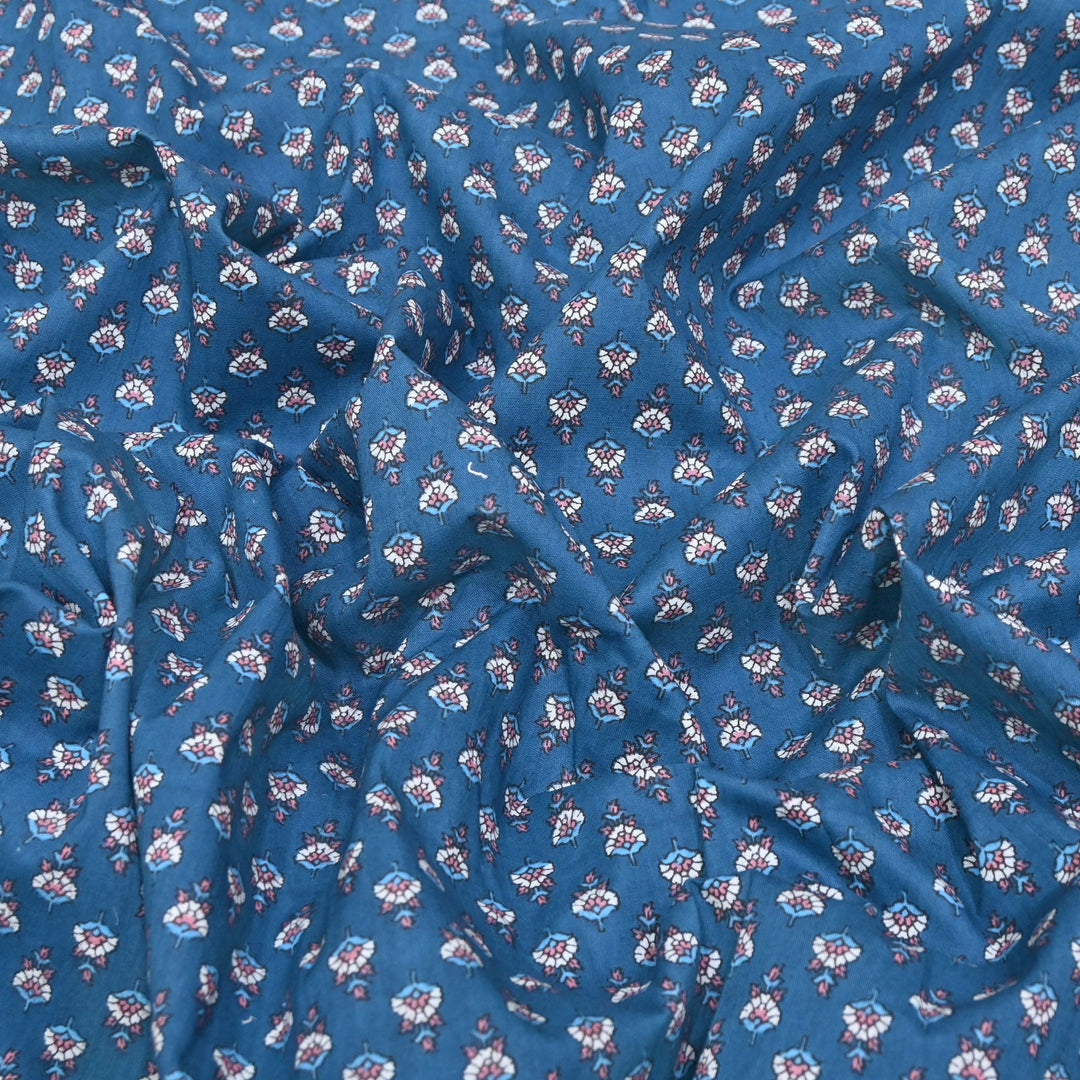 Premium Cotton Printed Fabric – Soft Breathable Designer Cotton Fabric - 000350-37