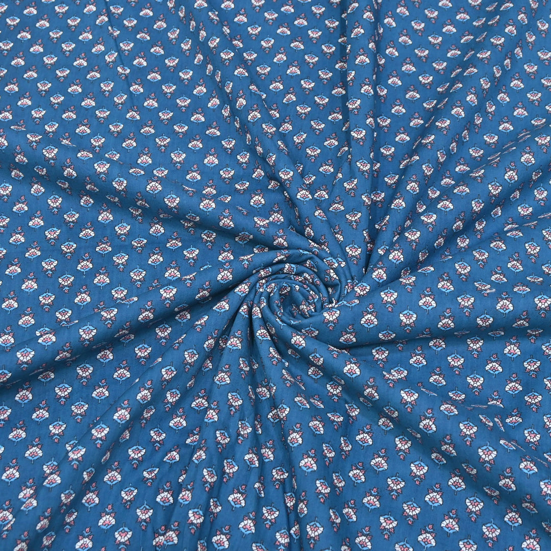 Premium Cotton Printed Fabric – Soft Breathable Designer Cotton Fabric - 000350-37