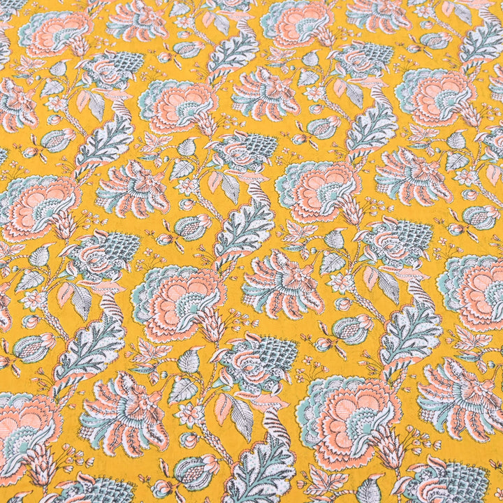 Premium Cotton Printed Fabric – Soft Breathable Designer Cotton Fabric - 000350-38