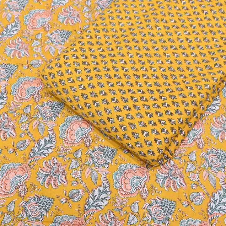 Premium Cotton Printed Fabric – Soft Breathable Designer Cotton Fabric - 000350-38