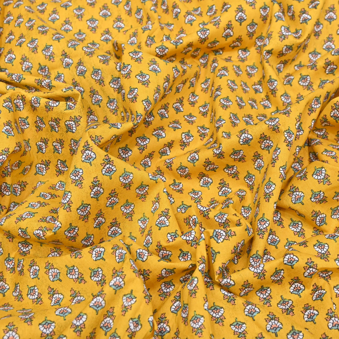 Premium Cotton Printed Fabric – Soft Breathable Designer Cotton Fabric - 000350-39