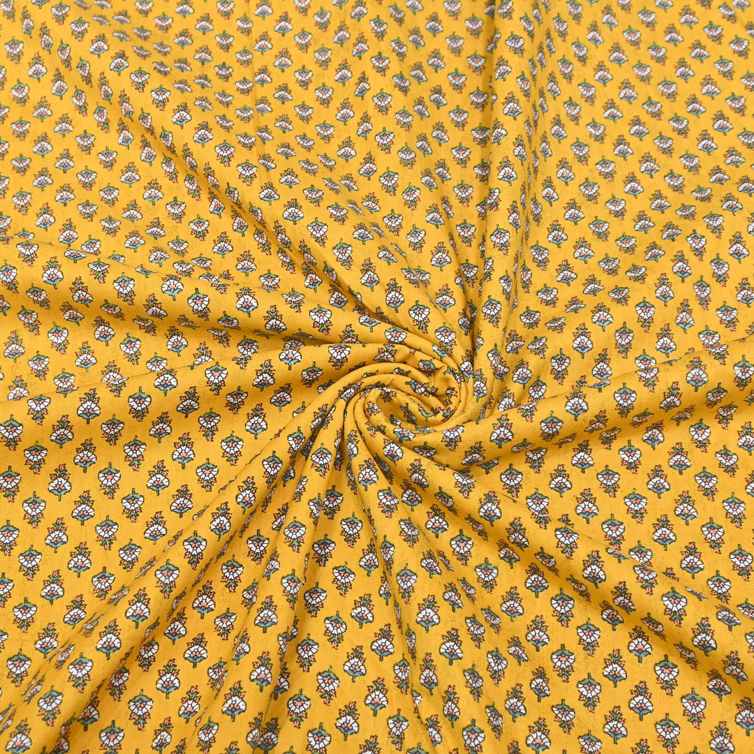 Premium Cotton Printed Fabric – Soft Breathable Designer Cotton Fabric - 000350-39