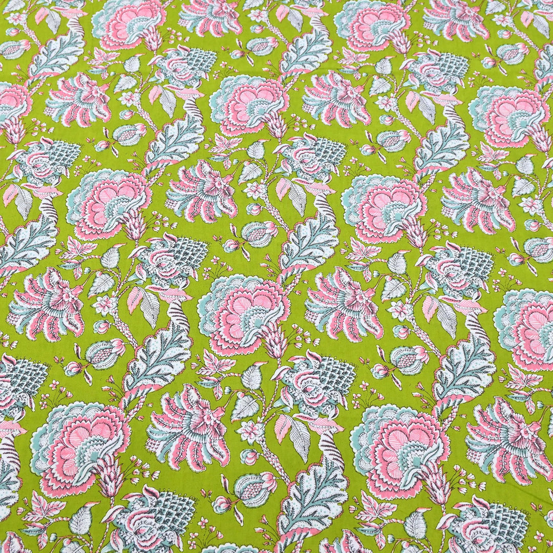 Premium Cotton Printed Fabric – Soft Breathable Designer Cotton Fabric - 000350-40