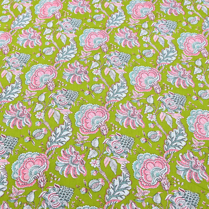 Premium Cotton Printed Fabric – Soft Breathable Designer Cotton Fabric - 000350-40