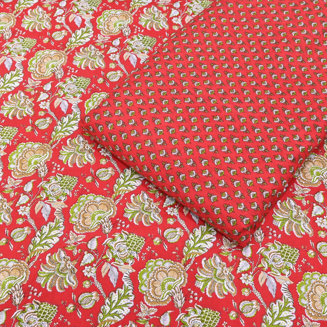 Premium Cotton Printed Fabric – Soft Breathable Designer Cotton Fabric - 000350-42