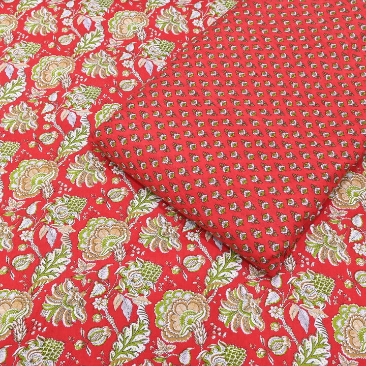 Premium Cotton Printed Fabric – Soft Breathable Designer Cotton Fabric - 000350-42