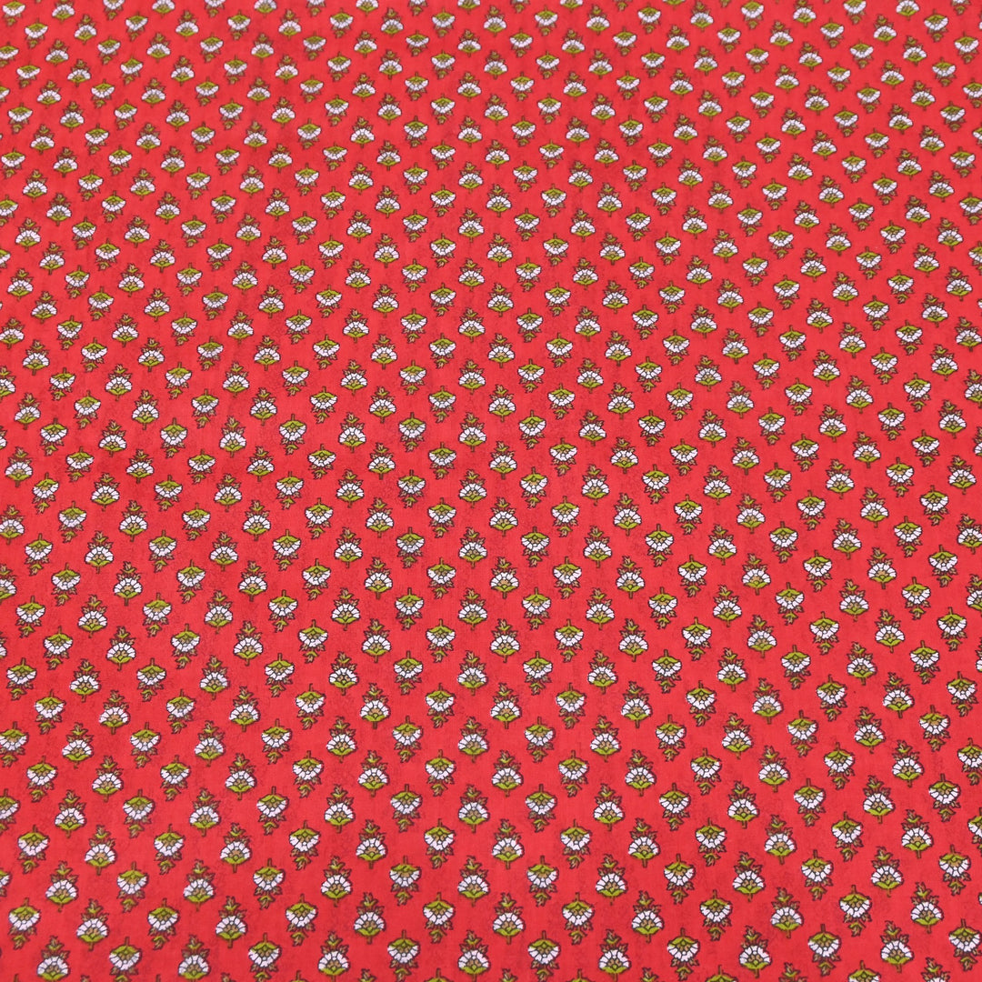 Premium Cotton Printed Fabric – Soft Breathable Designer Cotton Fabric - 000350-43