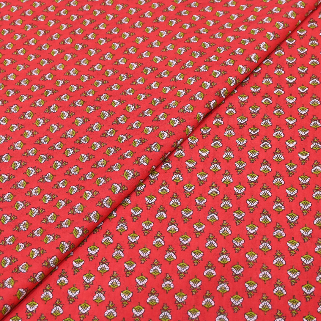 Premium Cotton Printed Fabric – Soft Breathable Designer Cotton Fabric - 000350-43