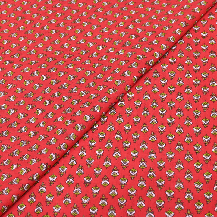 Premium Cotton Printed Fabric – Soft Breathable Designer Cotton Fabric - 000350-43