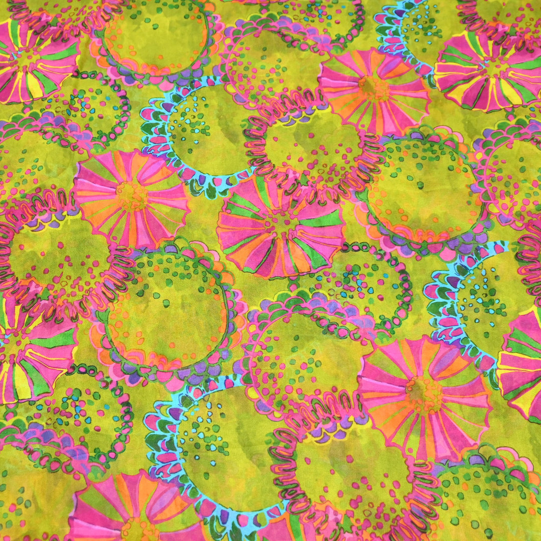 Viscose Georgette Digital Print Fabric | Designer Fabric | 000586-02