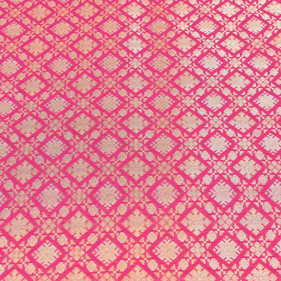 Paudi Alfi Zari Rupa Sona Brocade Fabric – Traditional Luxury Designer Brocade | 3HL350-1