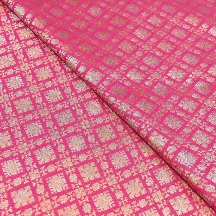 Paudi Alfi Zari Rupa Sona Brocade Fabric – Traditional Luxury Designer Brocade | 3HL350-1