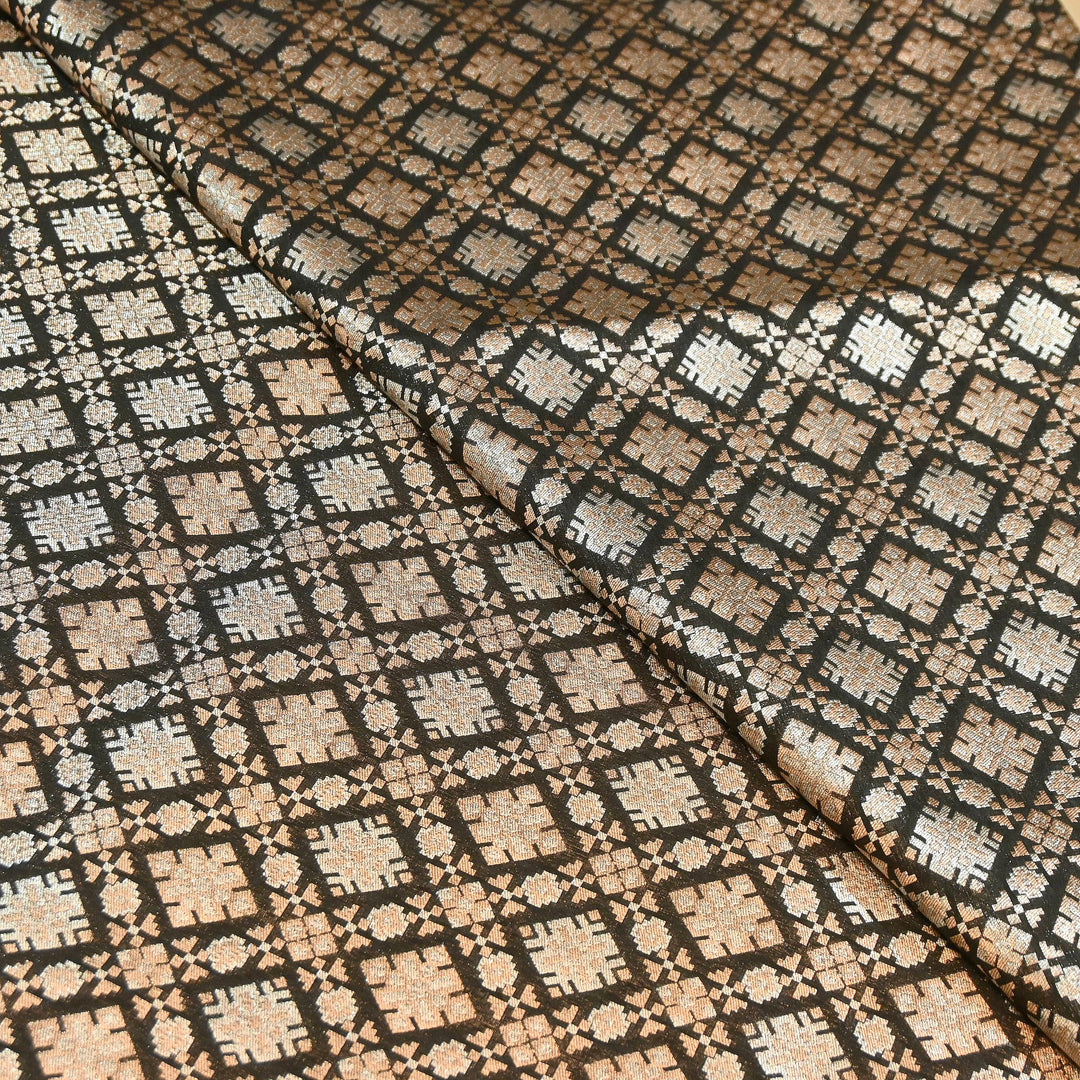 Paudi Alfi Zari Rupa Sona Brocade Fabric – Traditional Luxury Designer Brocade | 3HL350-2