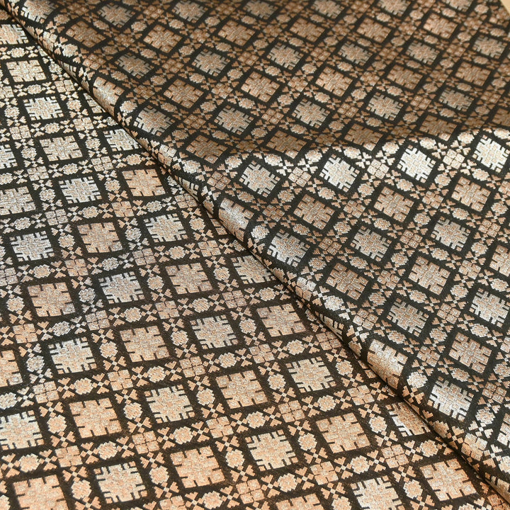 Paudi Alfi Zari Rupa Sona Brocade Fabric – Traditional Luxury Designer Brocade | 3HL350-2