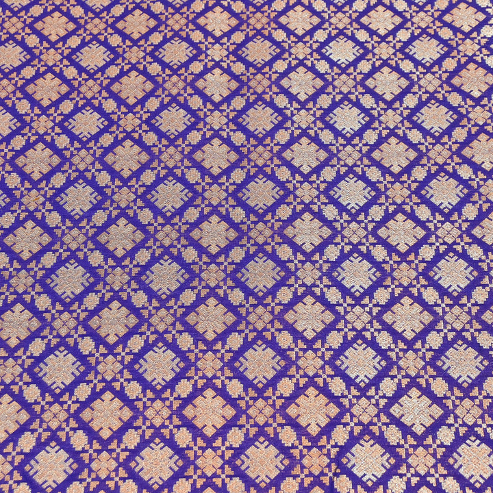 Paudi Alfi Zari Rupa Sona Brocade Fabric – Traditional Luxury Designer Brocade | 3HL350-4