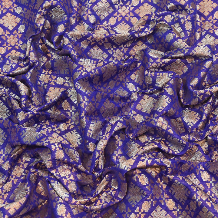 Paudi Alfi Zari Rupa Sona Brocade Fabric – Traditional Luxury Designer Brocade | 3HL350-4