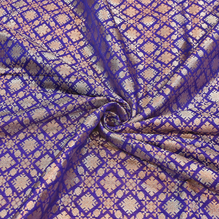 Paudi Alfi Zari Rupa Sona Brocade Fabric – Traditional Luxury Designer Brocade | 3HL350-4