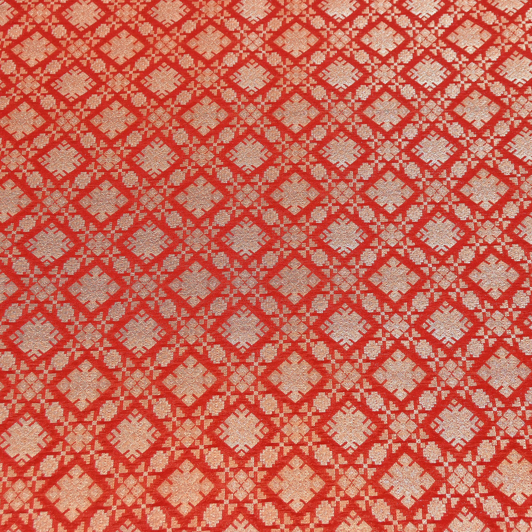 Paudi Alfi Zari Rupa Sona Brocade Fabric – Traditional Luxury Designer Brocade | 3HL350-5