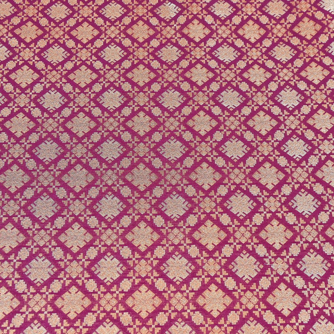 Paudi Alfi Zari Rupa Sona Brocade Fabric – Traditional Luxury Designer Brocade | 3HL350-6