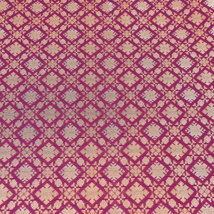 Paudi Alfi Zari Rupa Sona Brocade Fabric – Traditional Luxury Designer Brocade | 3HL350-6