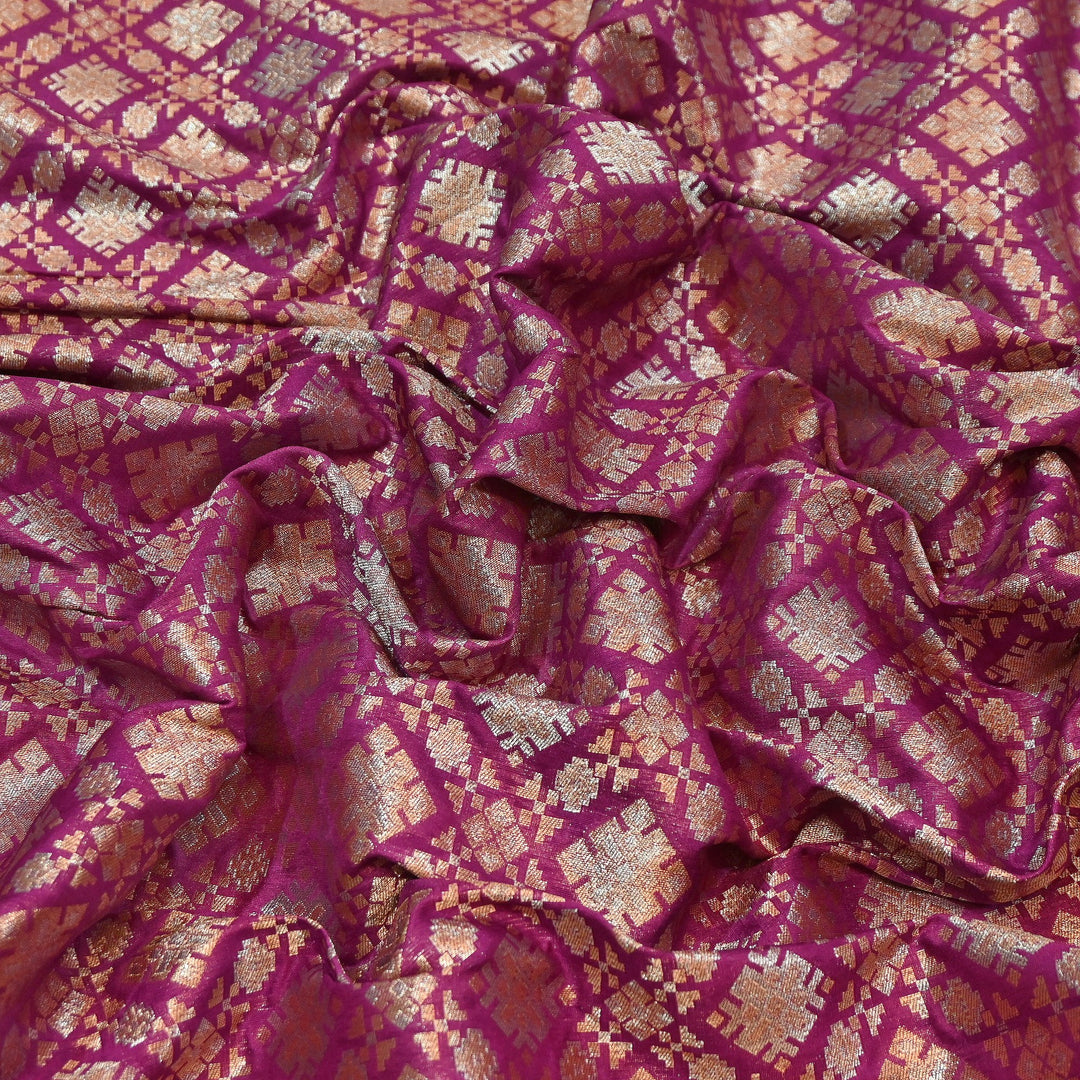 Paudi Alfi Zari Rupa Sona Brocade Fabric – Traditional Luxury Designer Brocade | 3HL350-6
