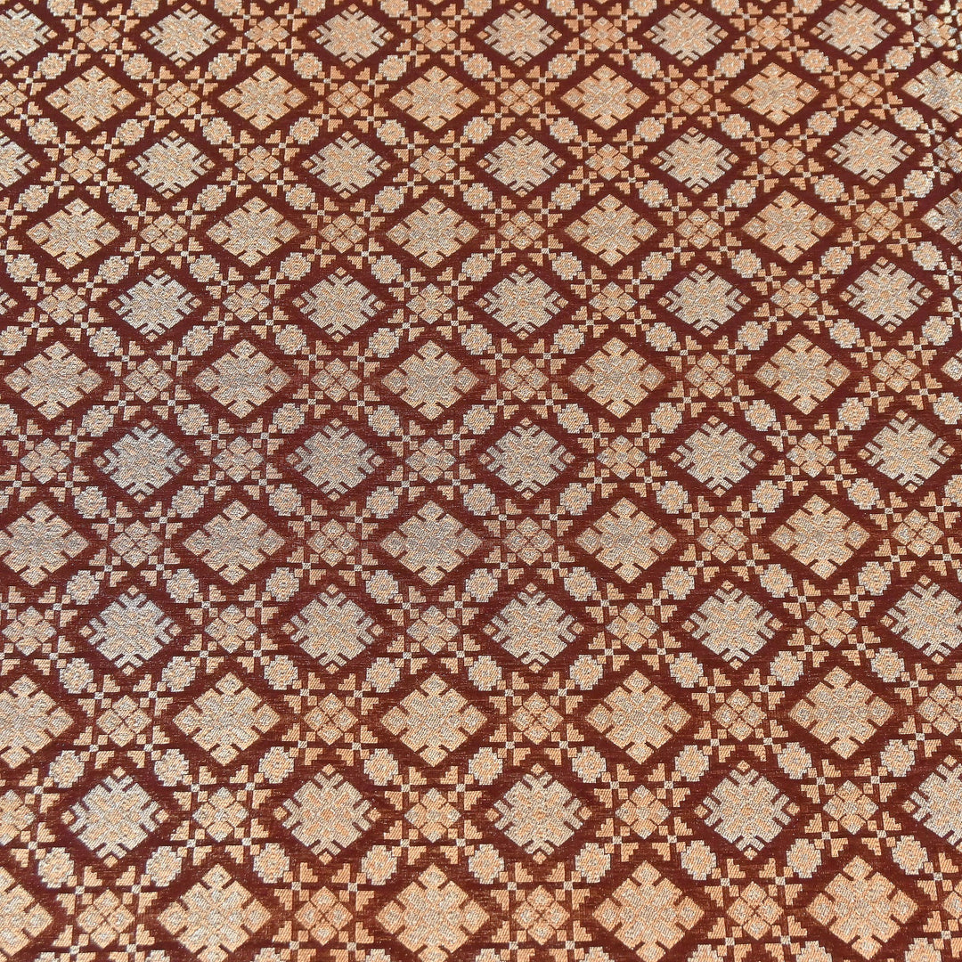 Paudi Alfi Zari Rupa Sona Brocade Fabric – Traditional Luxury Designer Brocade | 3HL350-7