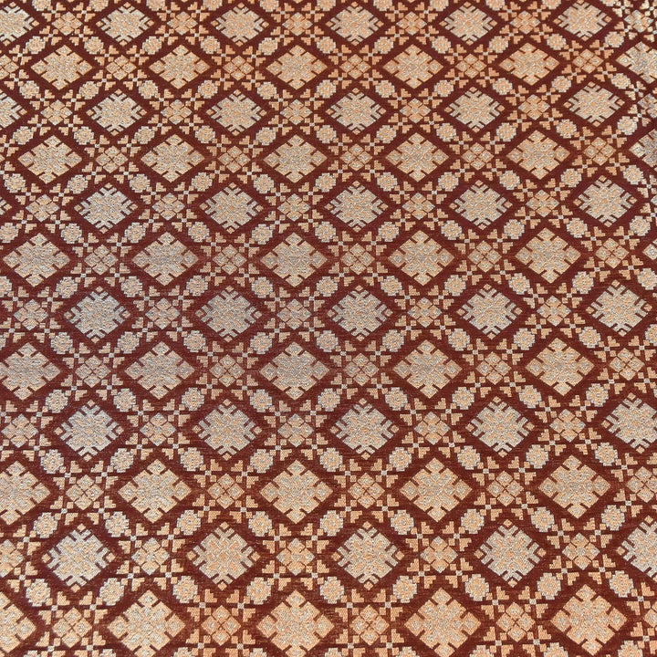 Paudi Alfi Zari Rupa Sona Brocade Fabric – Traditional Luxury Designer Brocade | 3HL350-7