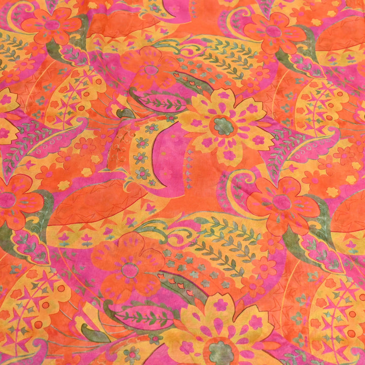 Viscose Georgette Digital Print Fabric | Designer Fabric | 000586-10