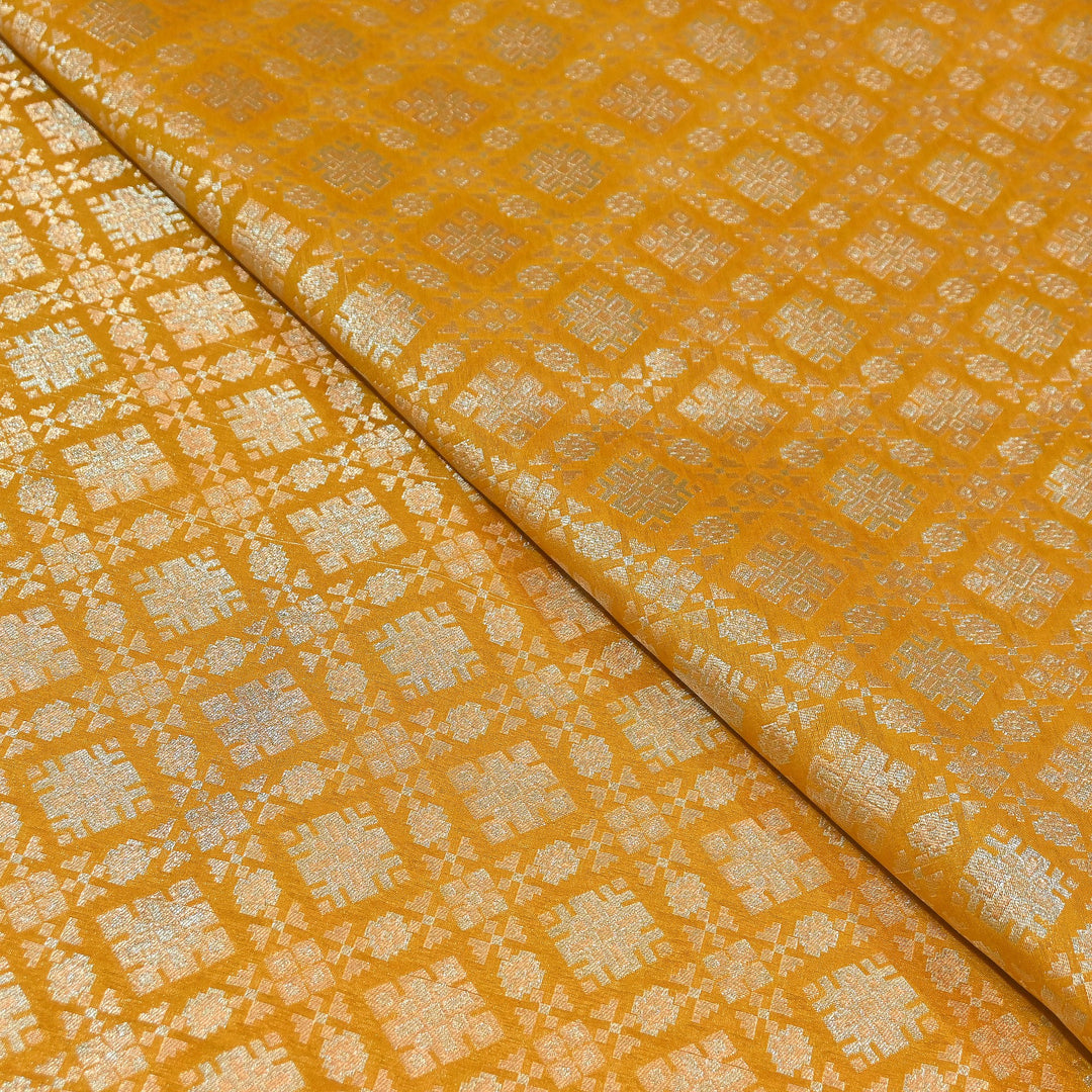 Paudi Alfi Zari Rupa Sona Brocade Fabric – Traditional Luxury Designer Brocade | 3HL350-8