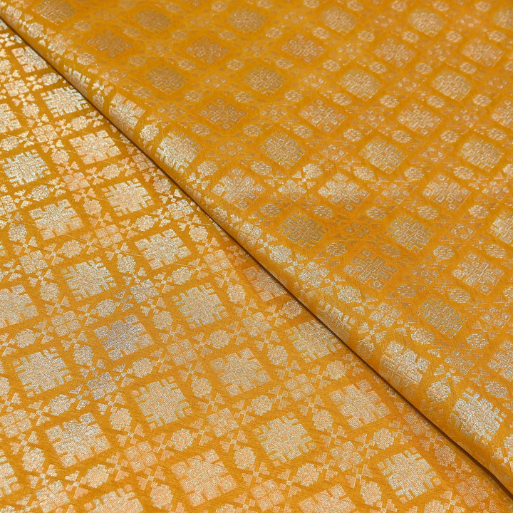 Paudi Alfi Zari Rupa Sona Brocade Fabric – Traditional Luxury Designer Brocade | 3HL350-8