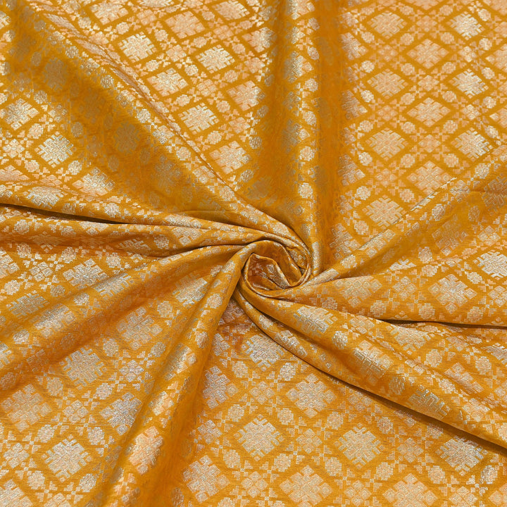 Paudi Alfi Zari Rupa Sona Brocade Fabric – Traditional Luxury Designer Brocade | 3HL350-8