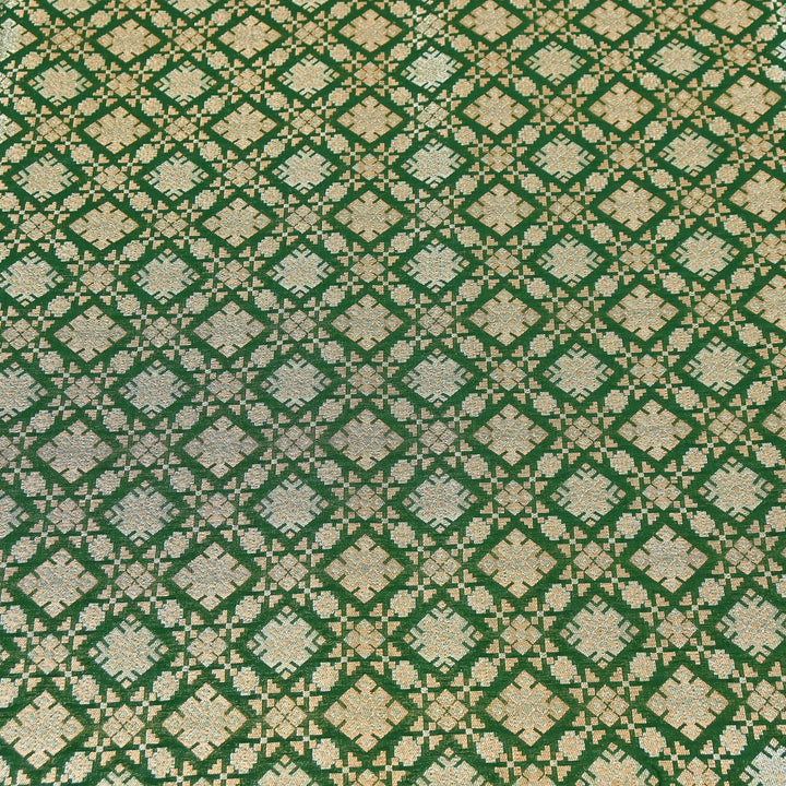 Paudi Alfi Zari Rupa Sona Brocade Fabric – Traditional Luxury Designer Brocade | 3HL350-9