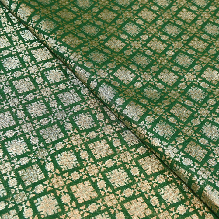 Paudi Alfi Zari Rupa Sona Brocade Fabric – Traditional Luxury Designer Brocade | 3HL350-9