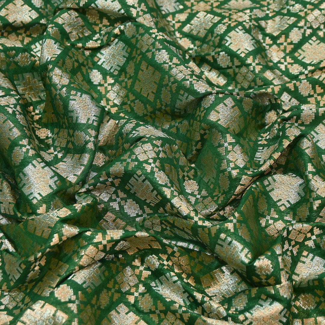 Paudi Alfi Zari Rupa Sona Brocade Fabric – Traditional Luxury Designer Brocade | 3HL350-9