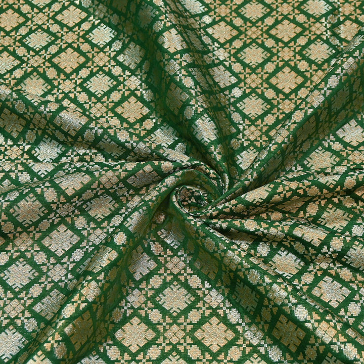 Paudi Alfi Zari Rupa Sona Brocade Fabric – Traditional Luxury Designer Brocade | 3HL350-9