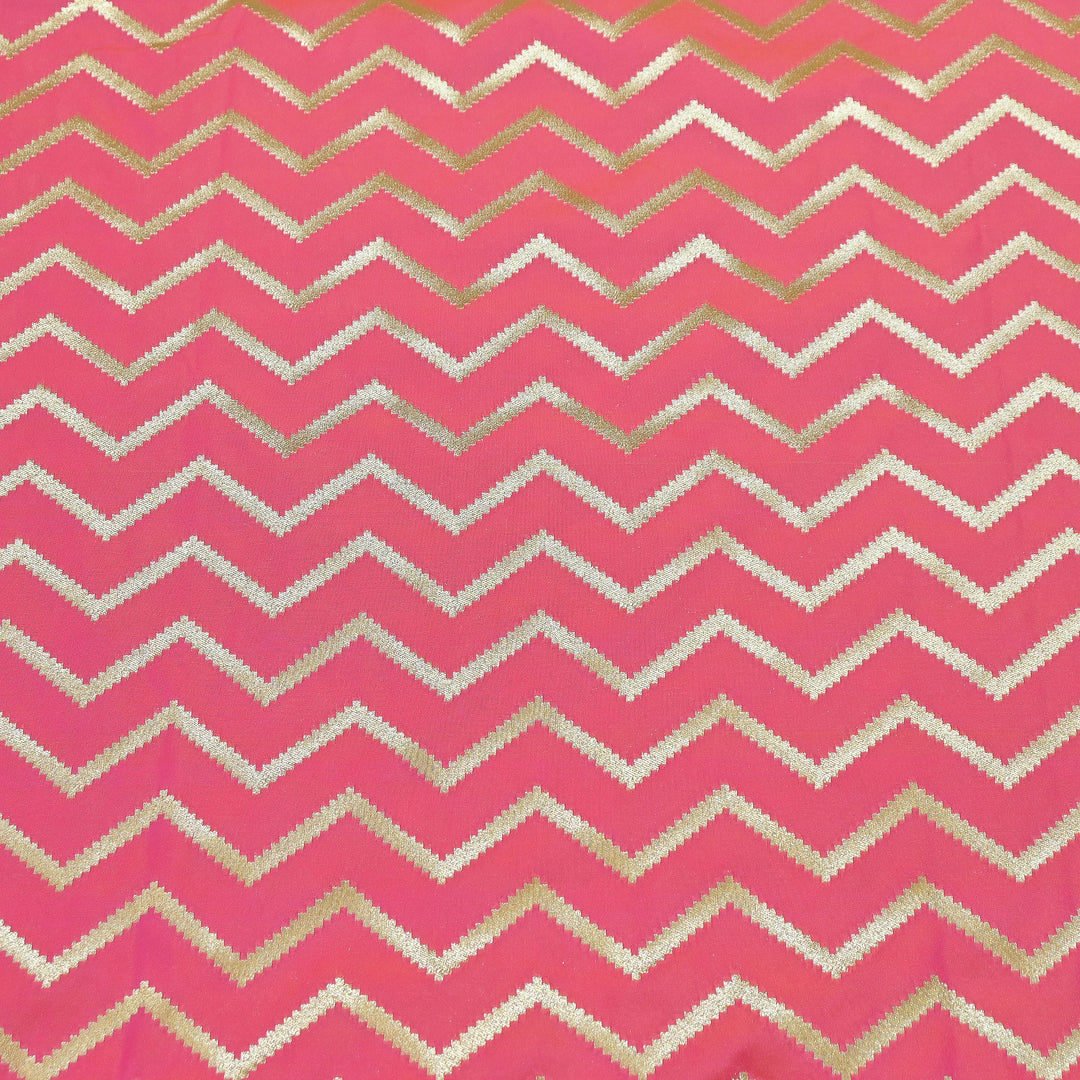 Katan Jaal Brocade Fabric – Premium Traditional Designer Jacquard Fabric | GF5001-1