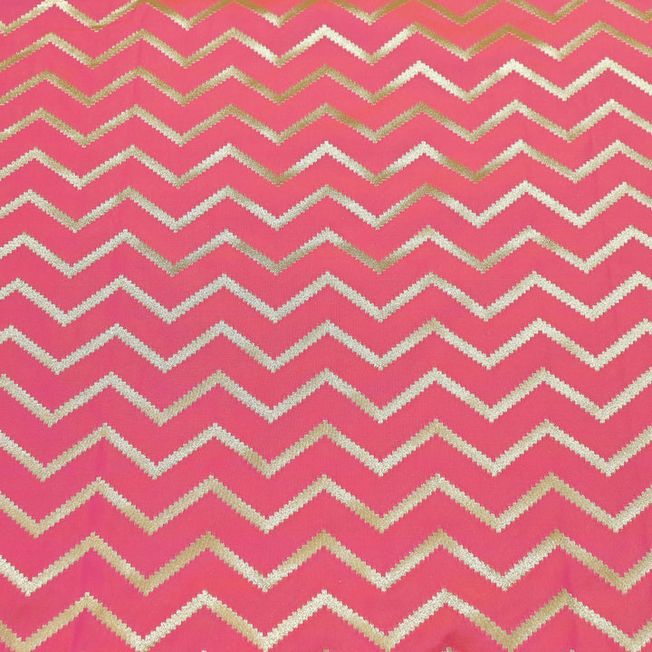 Katan Jaal Brocade Fabric – Premium Traditional Designer Jacquard Fabric | GF5001-1