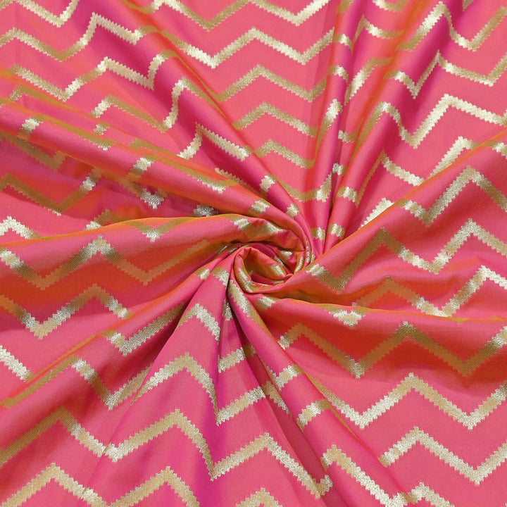 Katan Jaal Brocade Fabric – Premium Traditional Designer Jacquard Fabric | GF5001-1